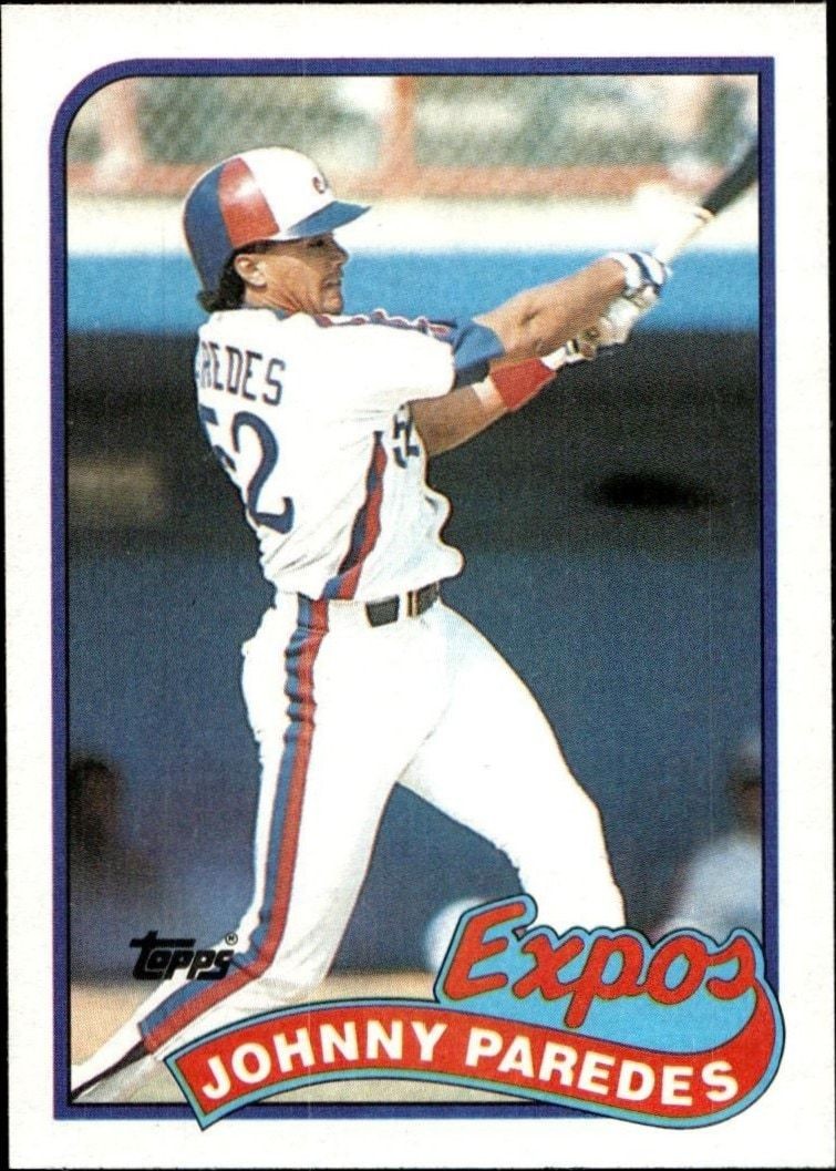 1989 Topps Johnny Paredes #367 trading card