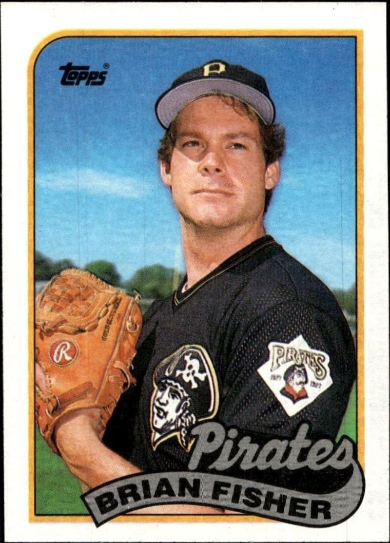 1989 Topps Brian Fisher #423 trading card