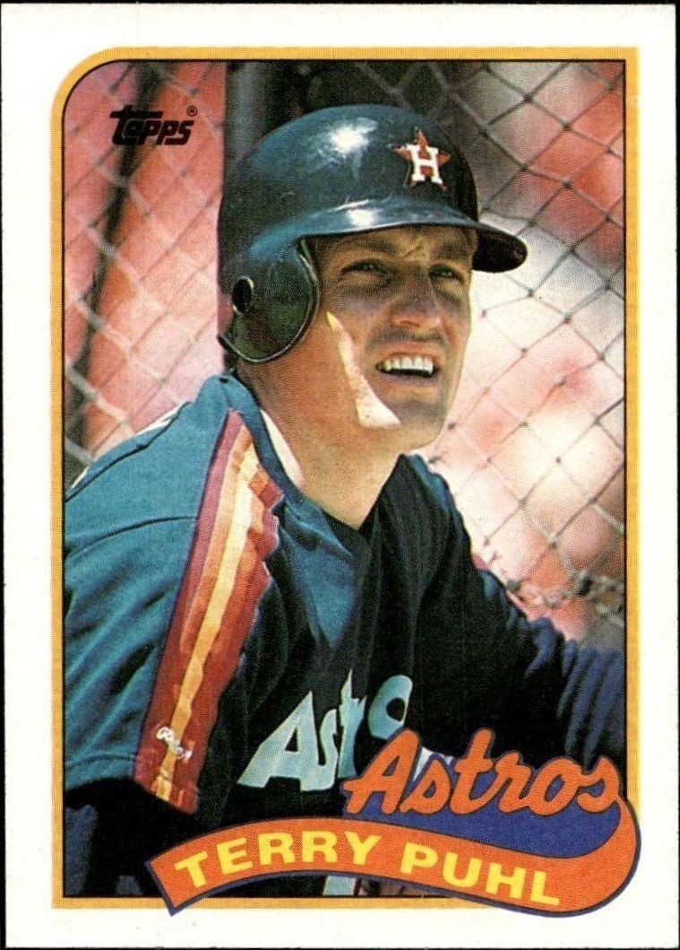 1989 Topps Terry Puhl #119 trading card