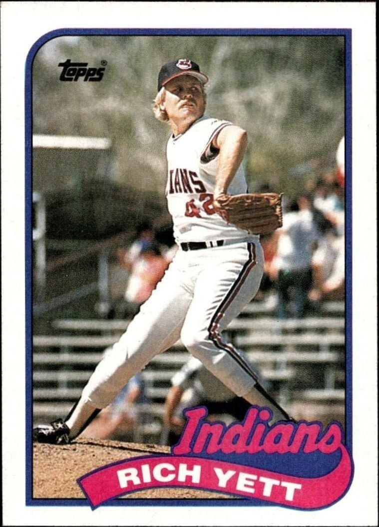 1989 Topps Rich Yett #363 trading card