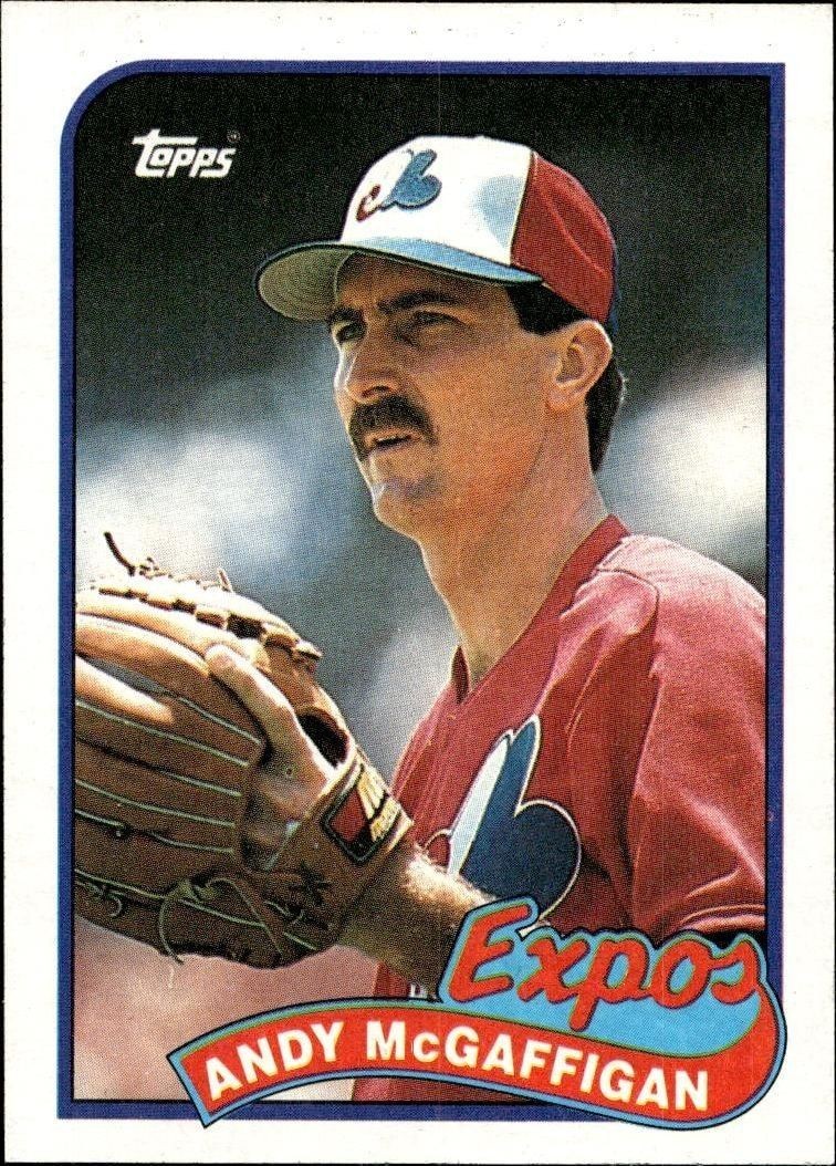 1989 Topps Andy McGaffigan #278 trading card