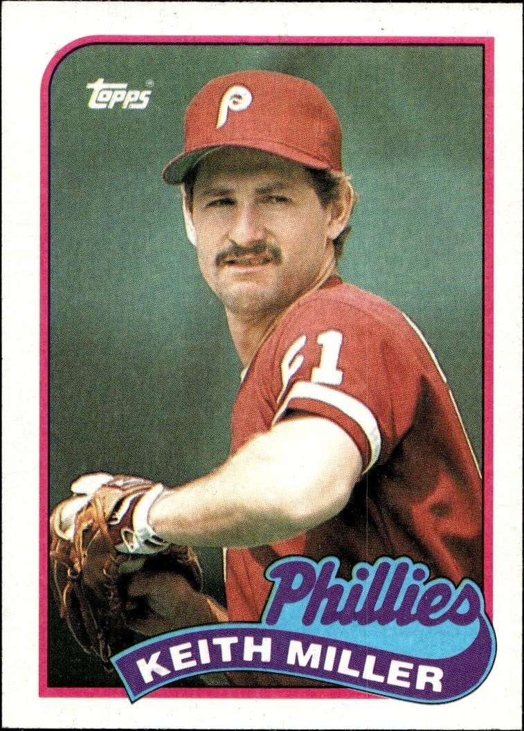 1989 Topps Keith Miller #268 trading card