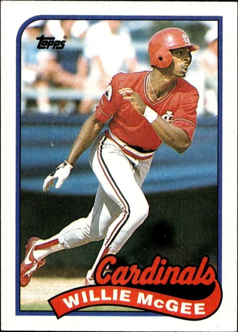 1989 Topps Willie McGee #640 trading card