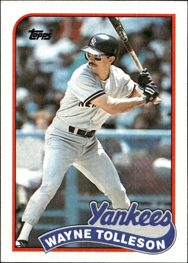 1989 Topps Wayne Tolleson #716 trading card