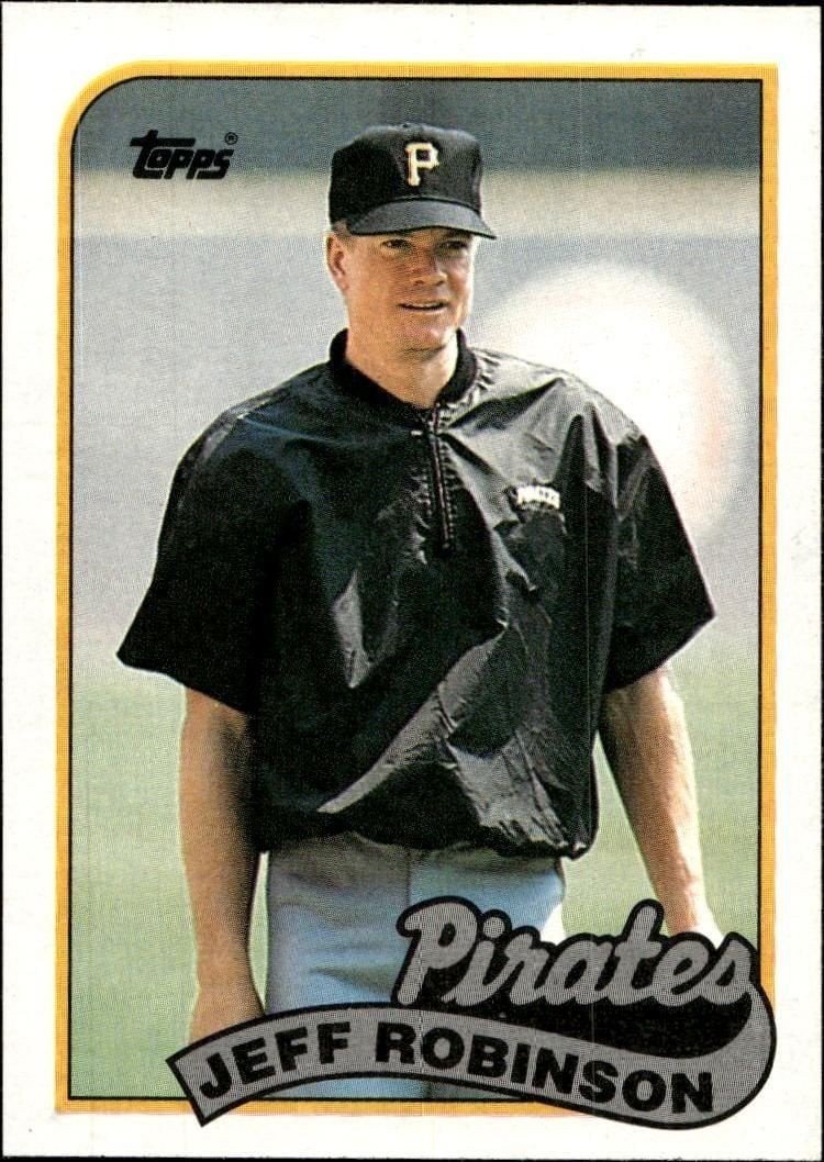 1989 Topps Jeff Robinson #681 trading card