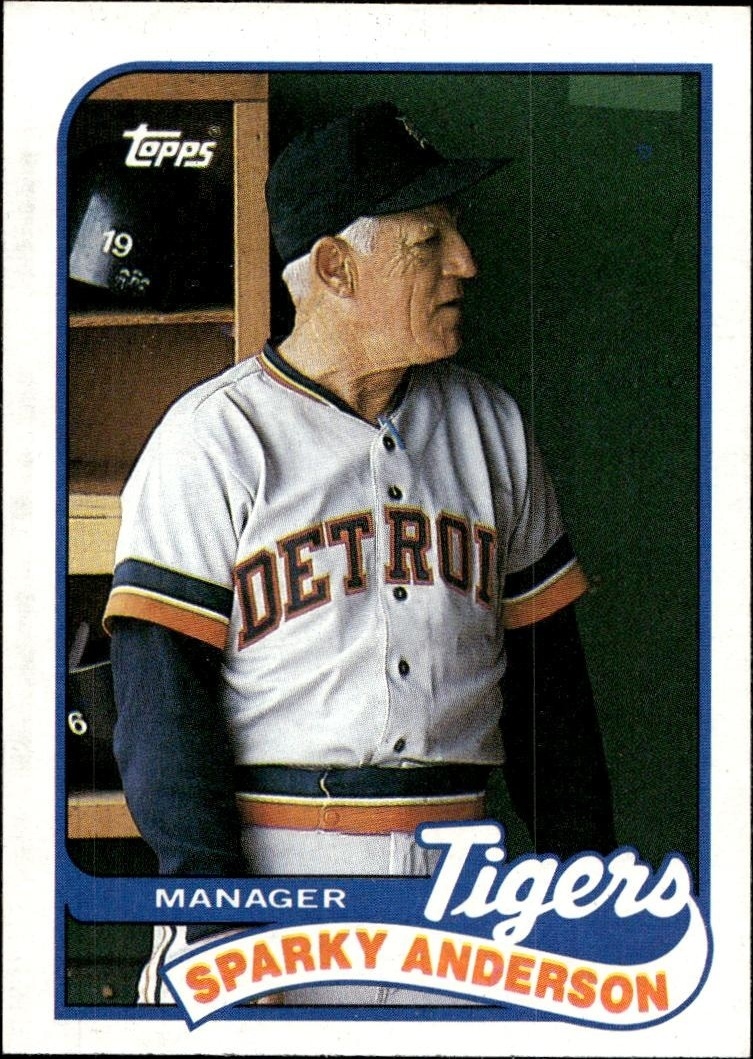 1989 Topps Sparky Anderson #193 trading card