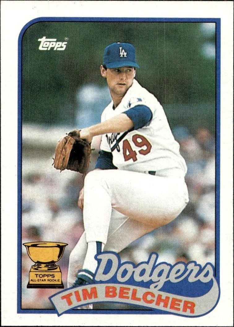 1989 Topps Tim Belcher #456 trading card