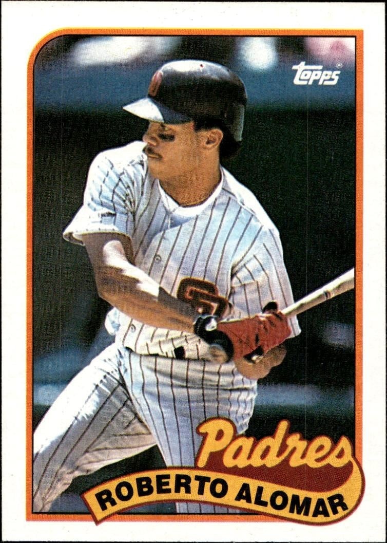 1989 Topps Roberto Alomar #206 trading card