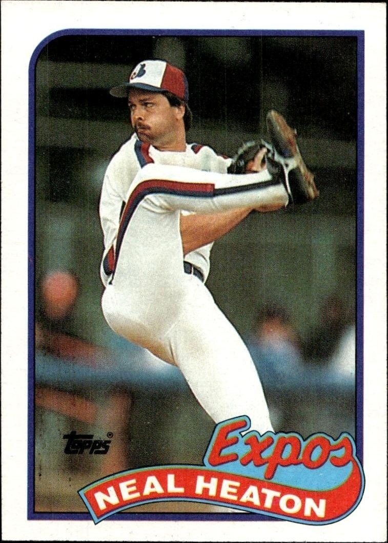 1989 Topps Neal Heaton #197 trading card