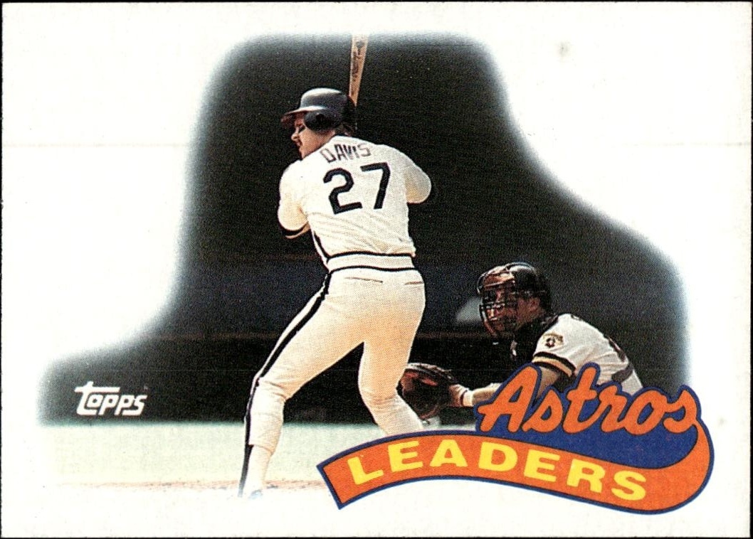 1989 Topps Astros Leaders #579 trading card