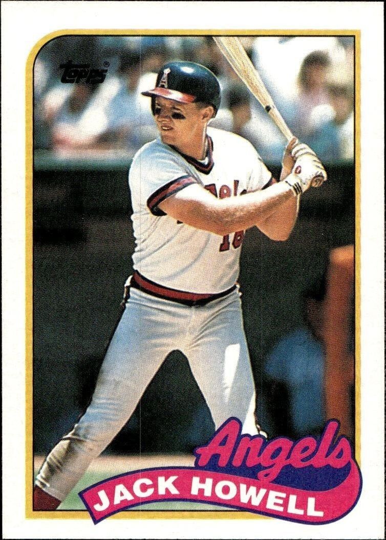 1989 Topps Jack Howell #216 trading card