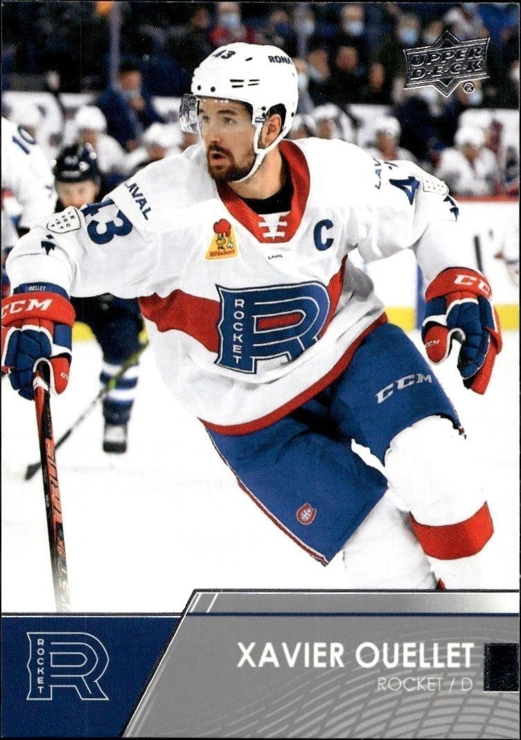 2021-22 Upper-Deck AHL Xavier Ouellet #81 trading card