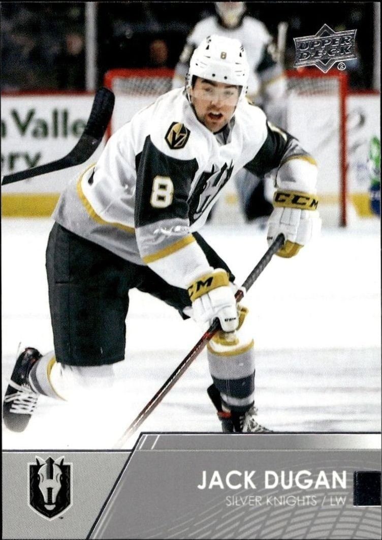 2021-22 Upper-Deck AHL Jack Dugan #9 trading card