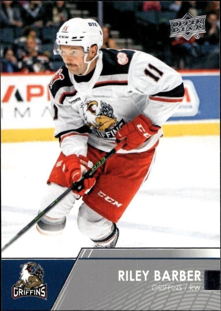 2021-22 Upper-Deck AHL Riley Barber #18 trading card
