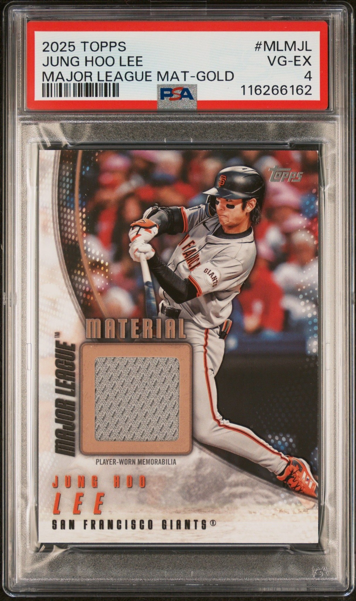 Jung Hoo Lee (Major League Material · Gold · Numbered /50)