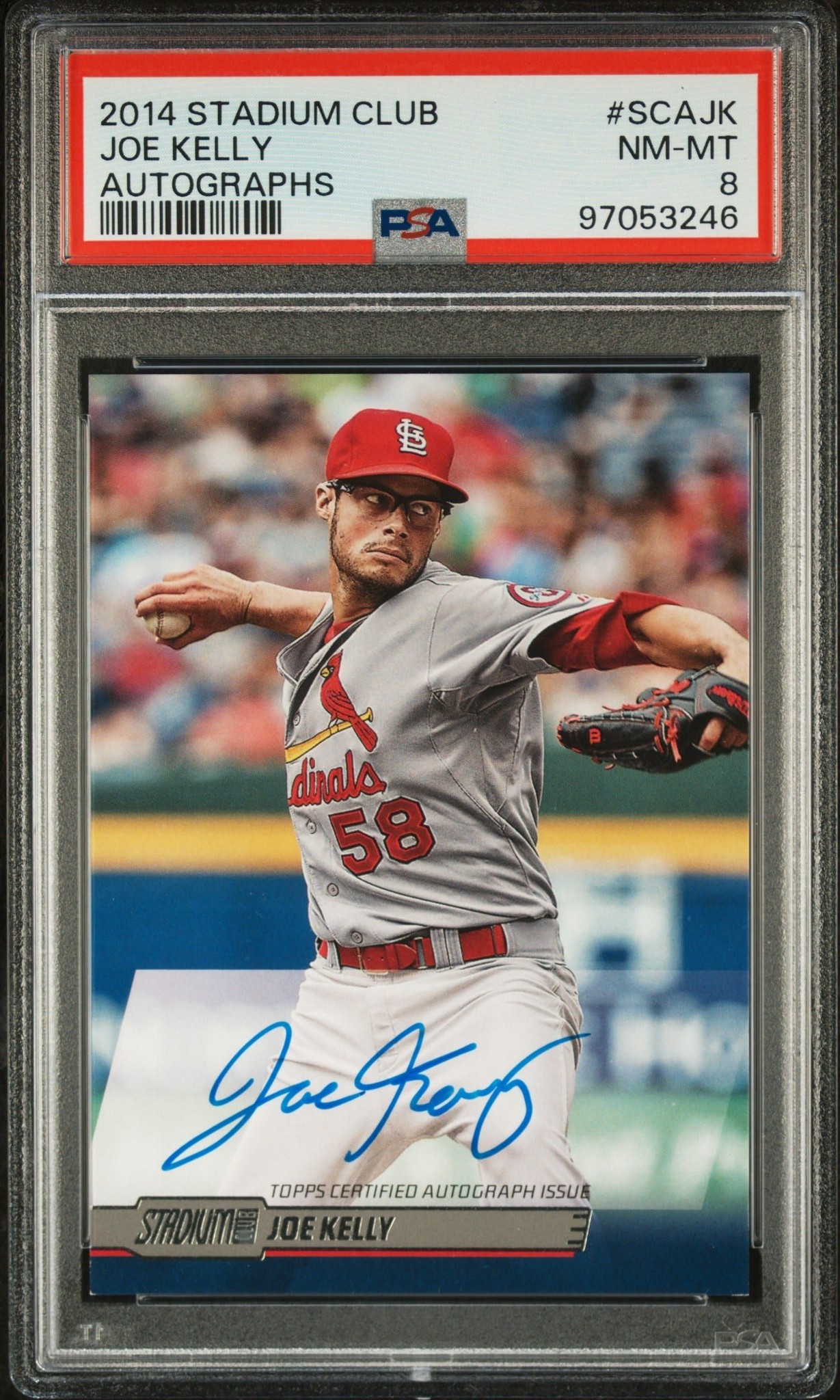 2014 Topps Stadium Club Joe Kelly #SCA-JK trading card