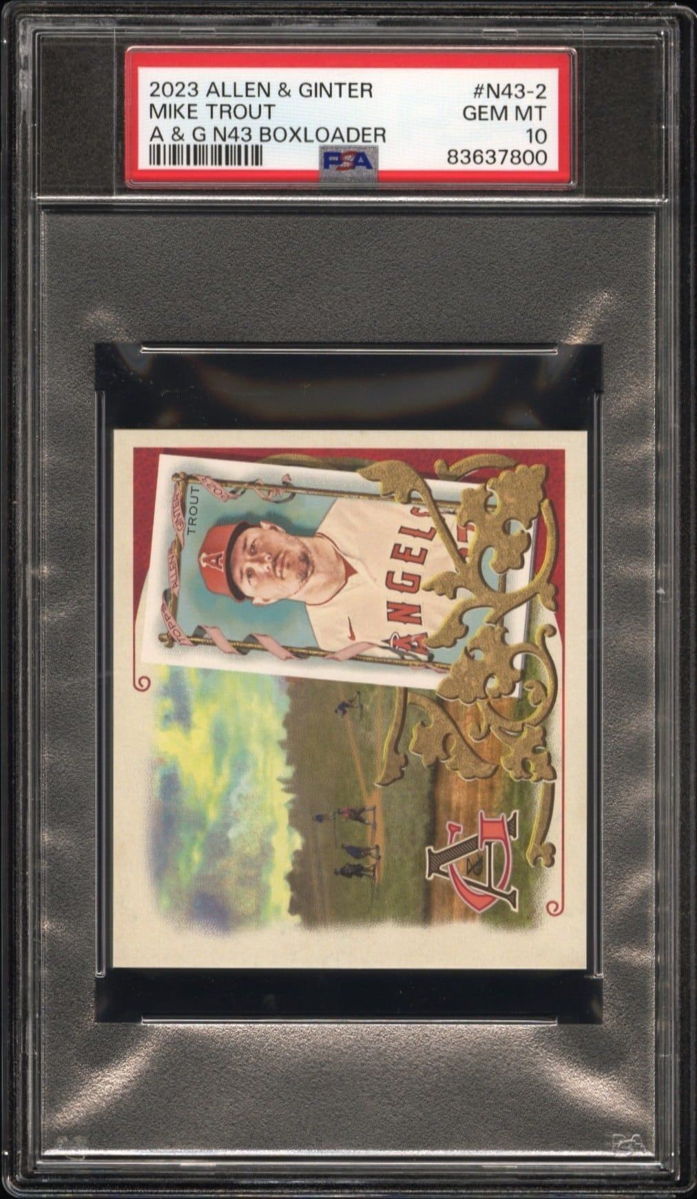 2023 Topps Allen & Ginter Mike Trout #N43-2 trading card