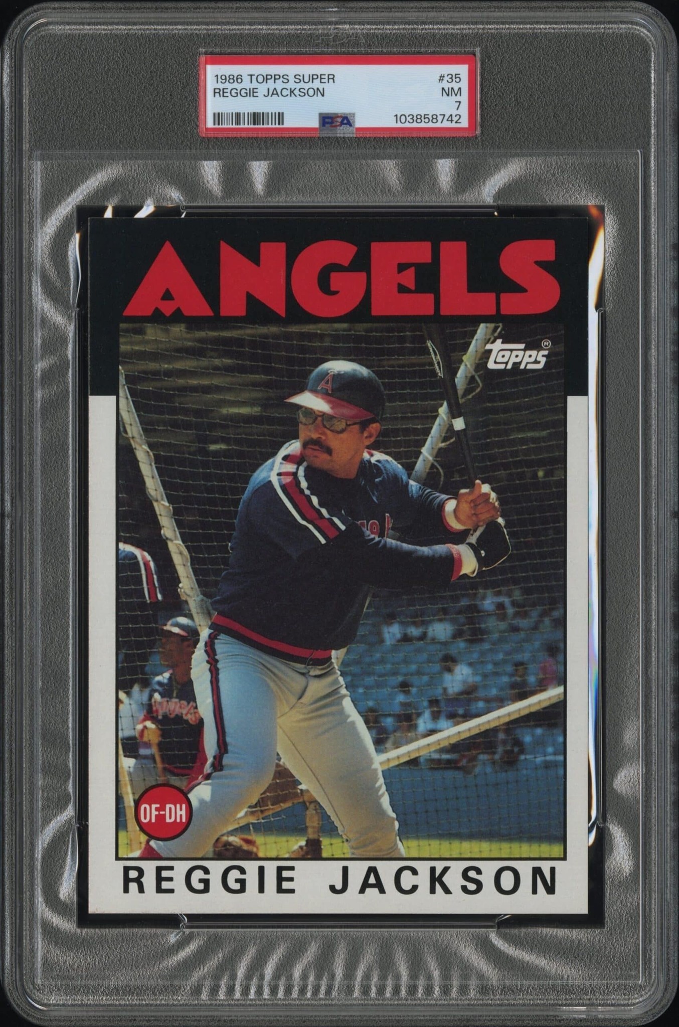 1986 Topps Super Reggie Jackson #35 trading card