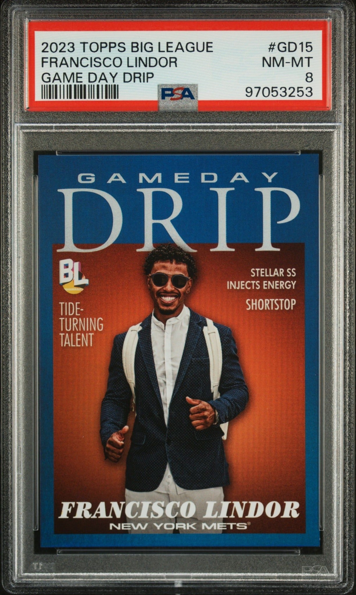 2023 Topps Big League Francisco Lindor #GD-15 trading card