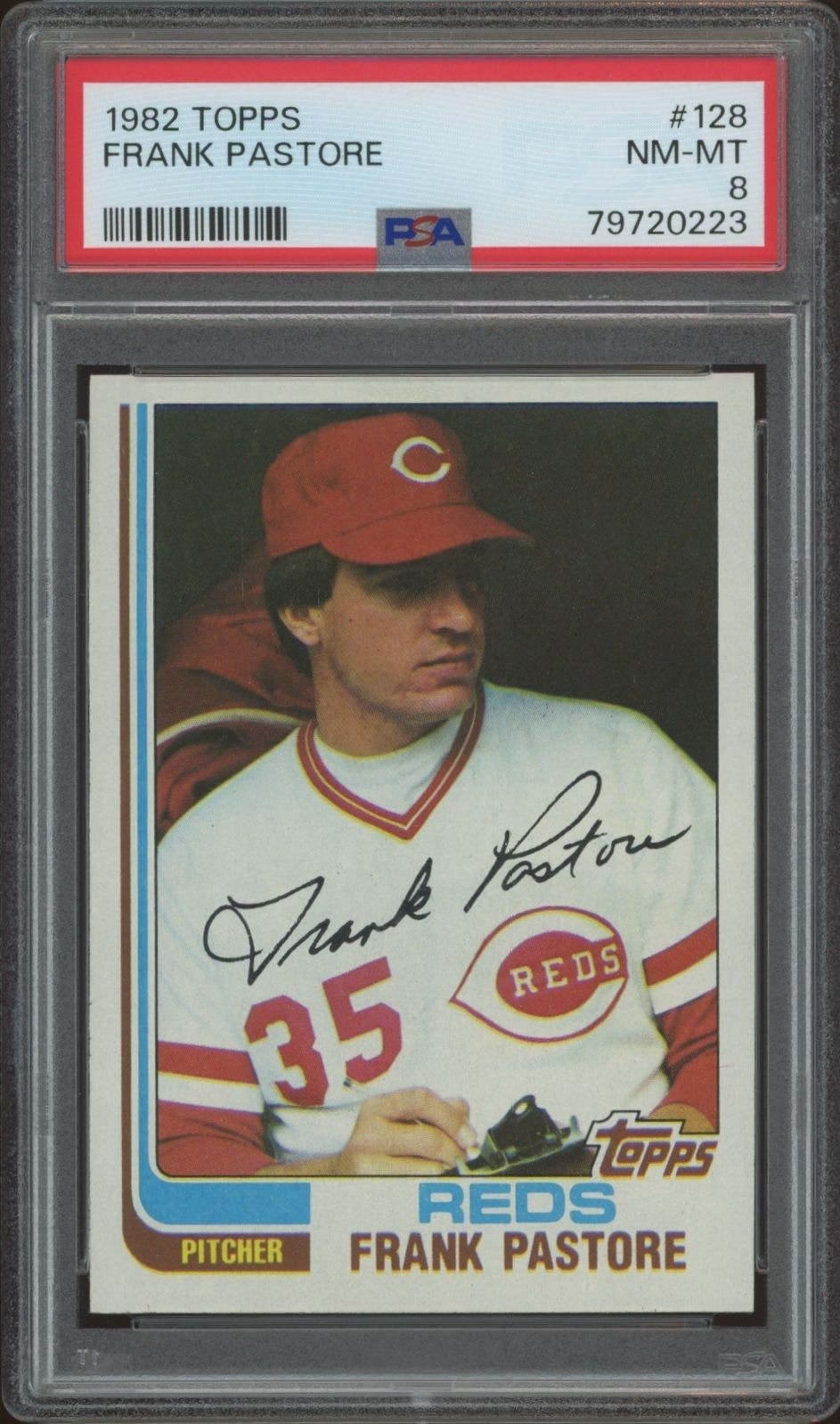 1982 Topps Frank Pastore #128 trading card