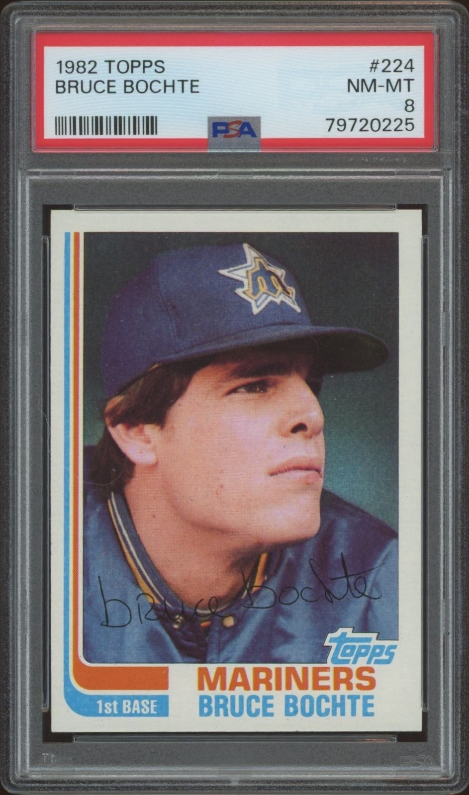 1982 Topps Bruce Bochte #224 trading card
