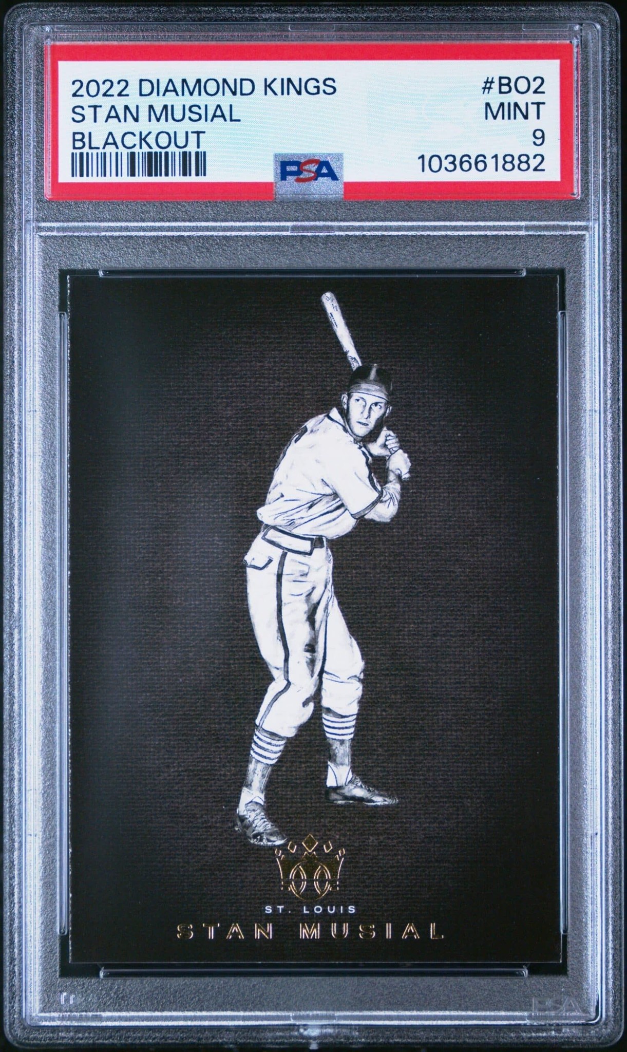 2022 Panini Diamond Kings Stan Musial #BO2 trading card