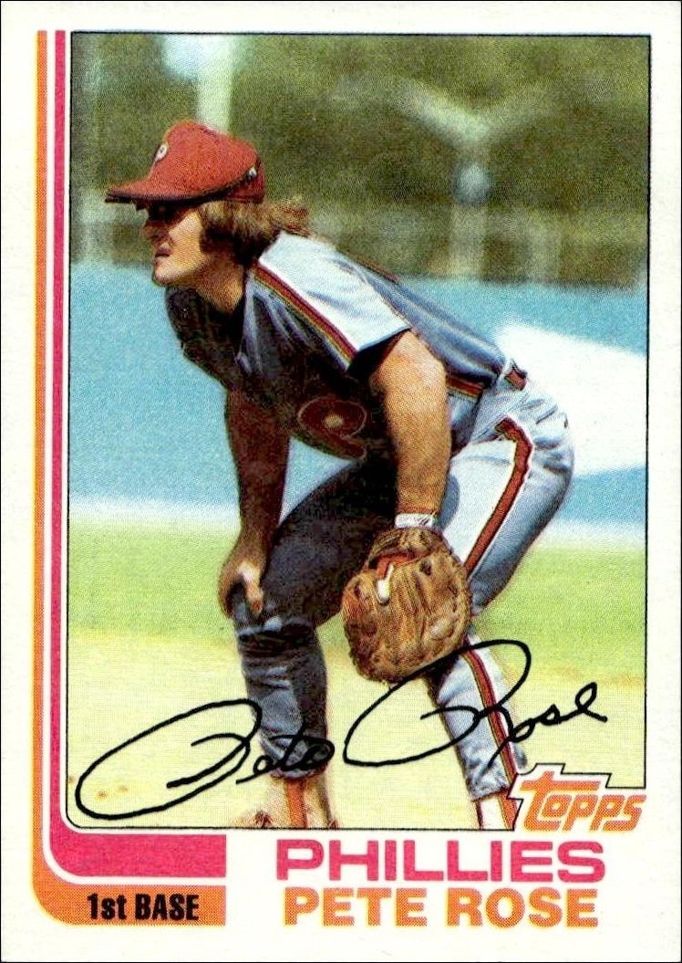 1982 Topps Pete Rose #780 trading card