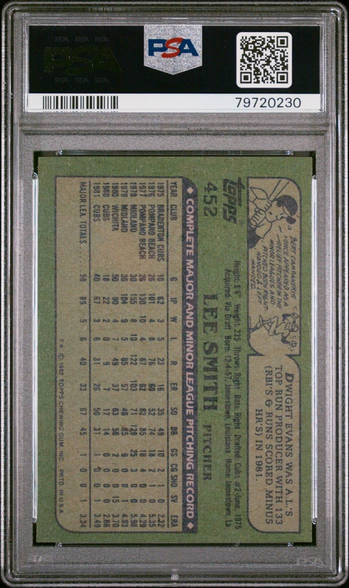 Lee Smith - Back