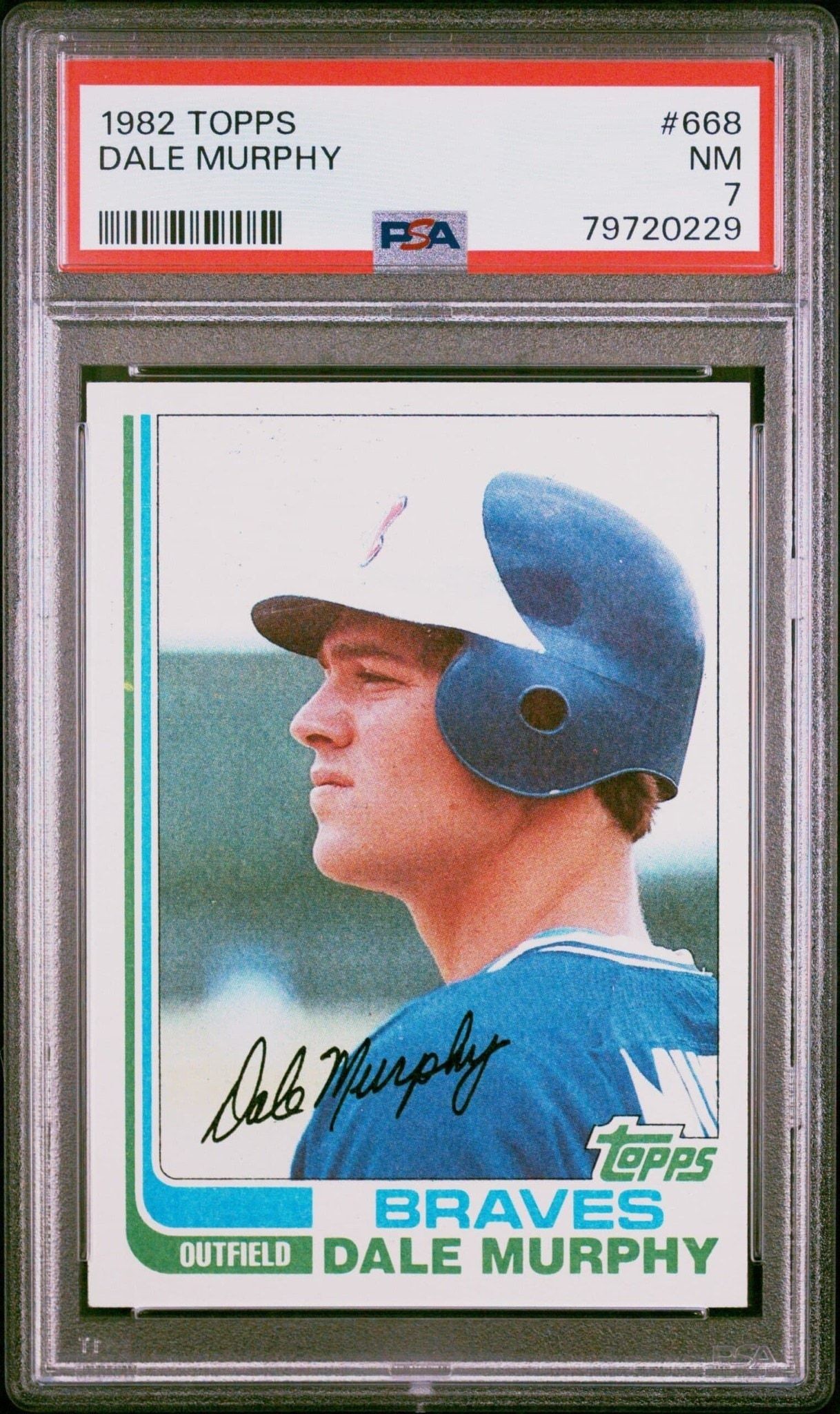 1982 Topps Dale Murphy #668 trading card