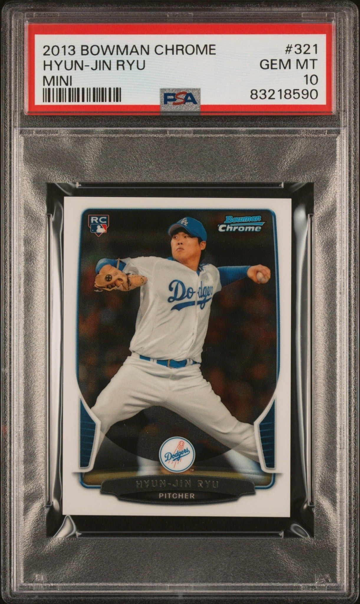 2013 Bowman Chrome Hyun-Jin Ryu #321 trading card