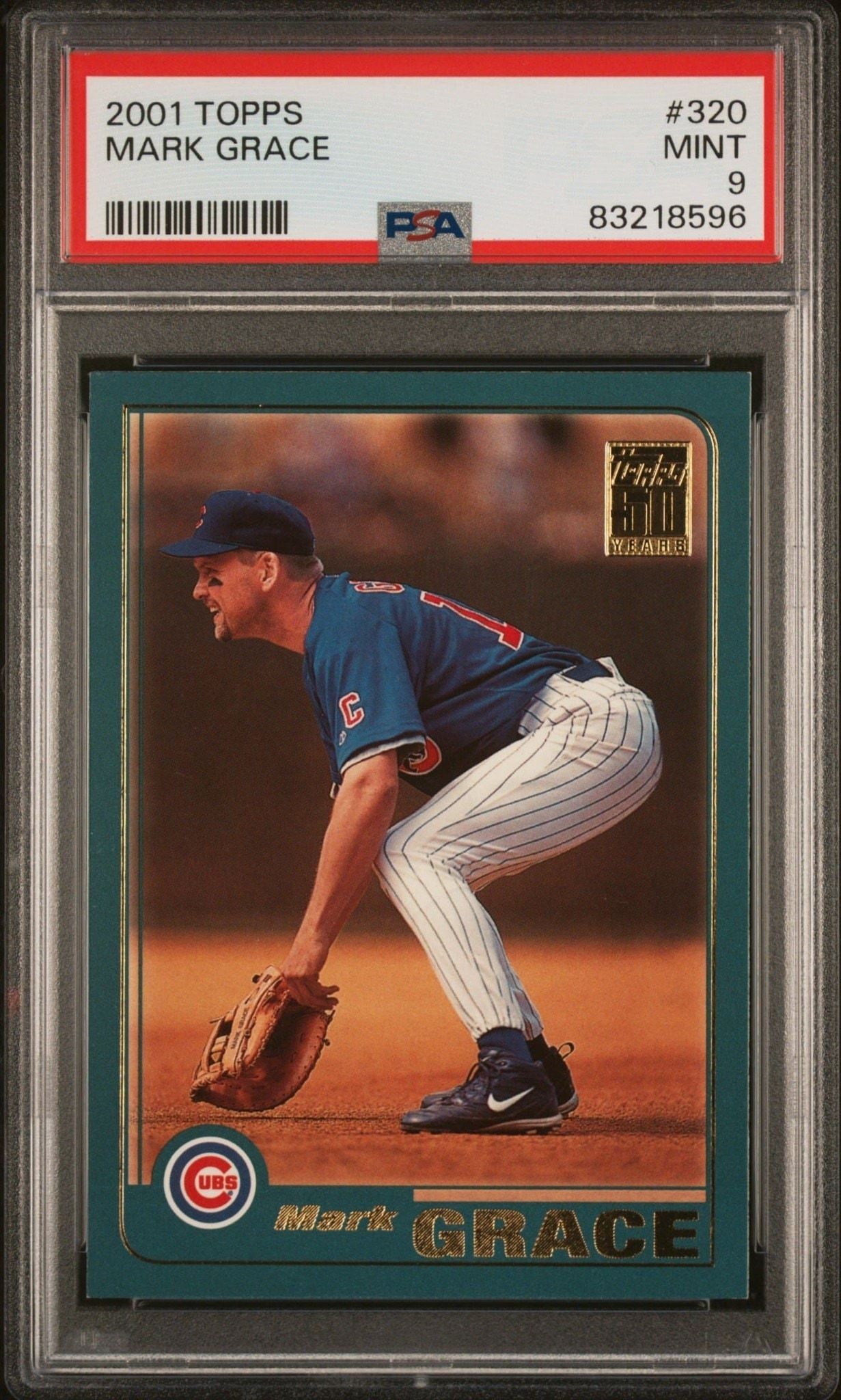2001 Topps Series 1 Mark Grace #320 trading card