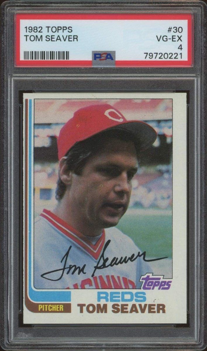 1982 Topps Tom Seaver #30 trading card
