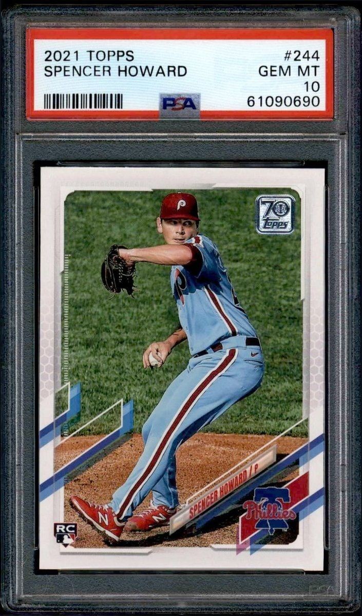 2021 Topps Series 1 Spencer Howard #244 trading card