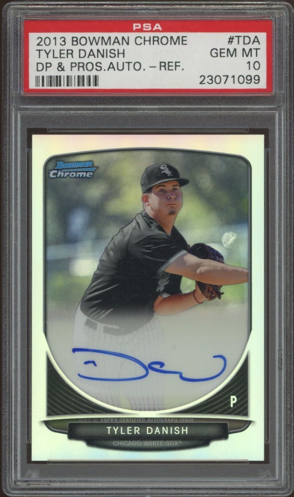 2013 Bowman Chrome Tyler Danish #BCA-TDA trading card
