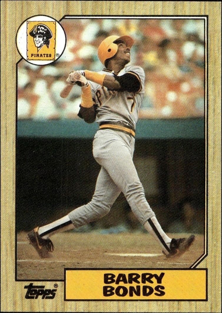 1987 Topps Barry Bonds #320 trading card