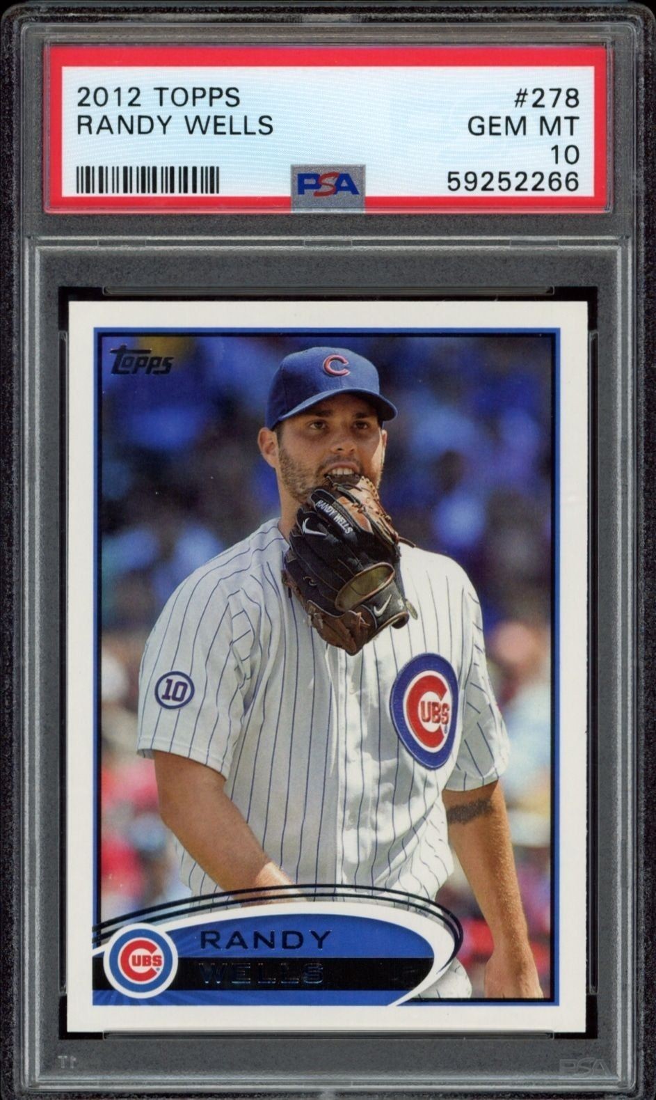 2012 Topps Series 1 Randy Wells #278 trading card