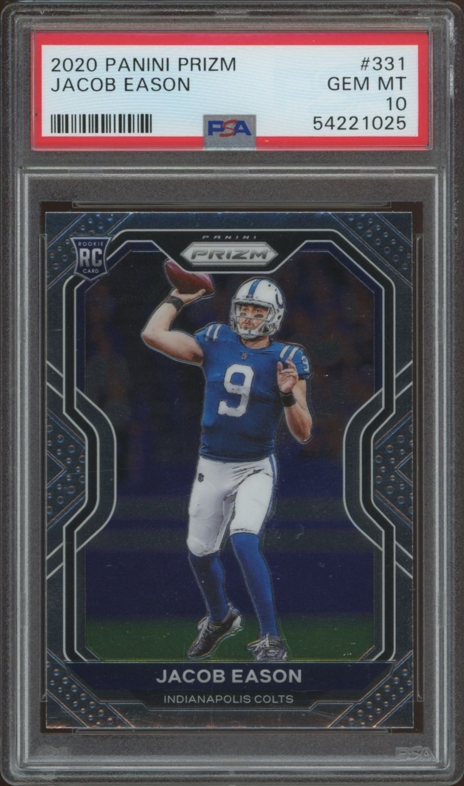 2020 Panini Jacob Eason #331 trading card