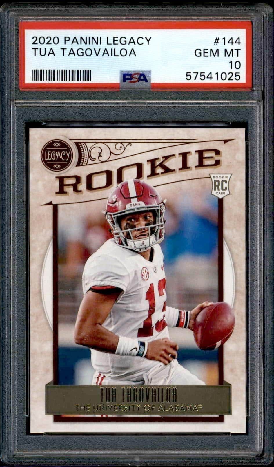 2020 Panini Legacy Tua Tagovailoa #144 trading card