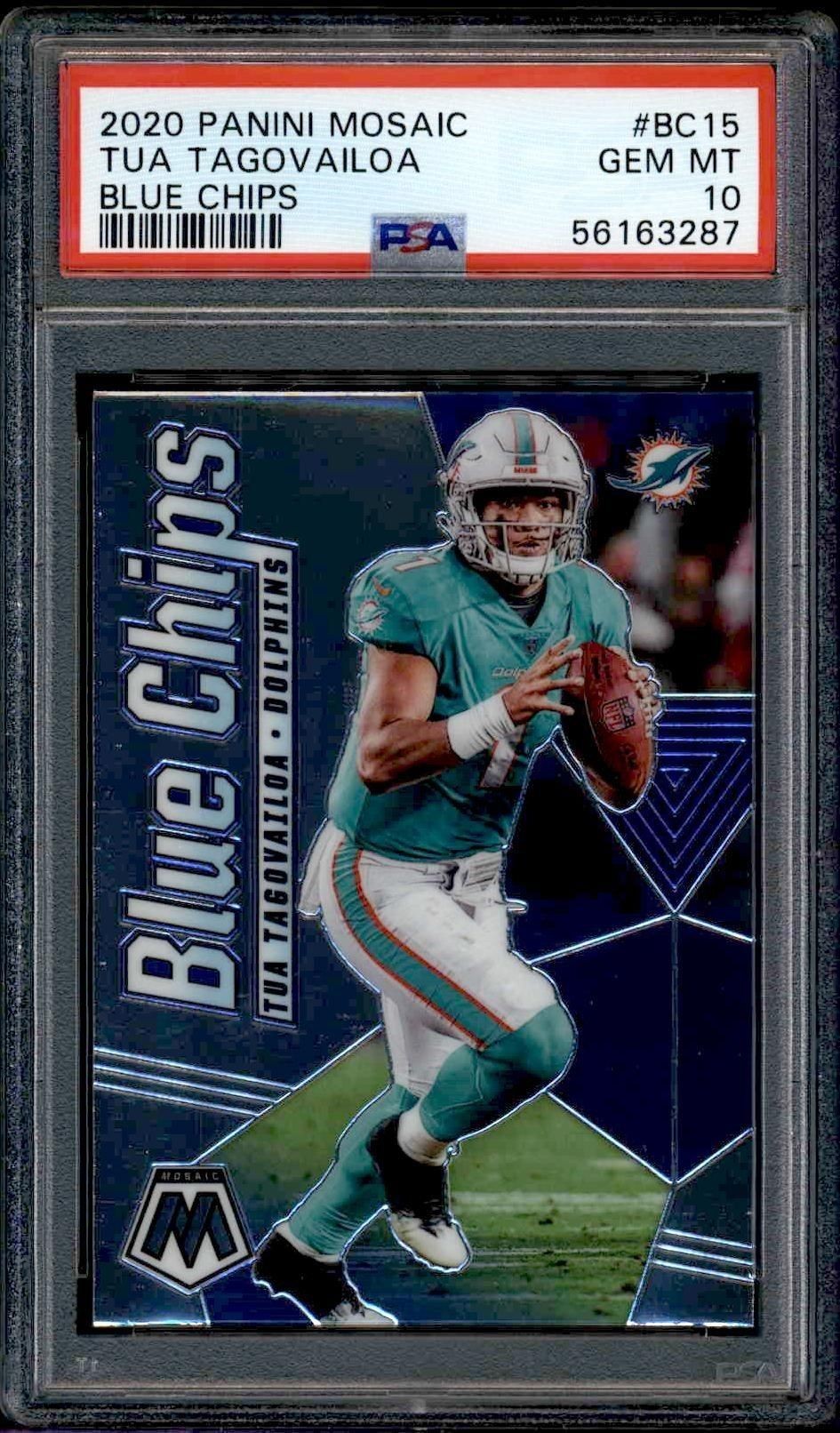 2020 Panini Mosaic Tua Tagovailoa #BC15 trading card