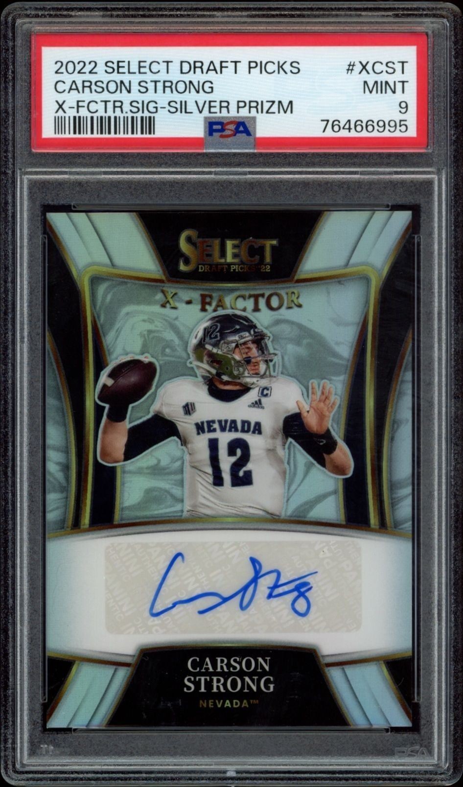 2022 Panini Select Draft Picks Carson Strong #X-CST trading card