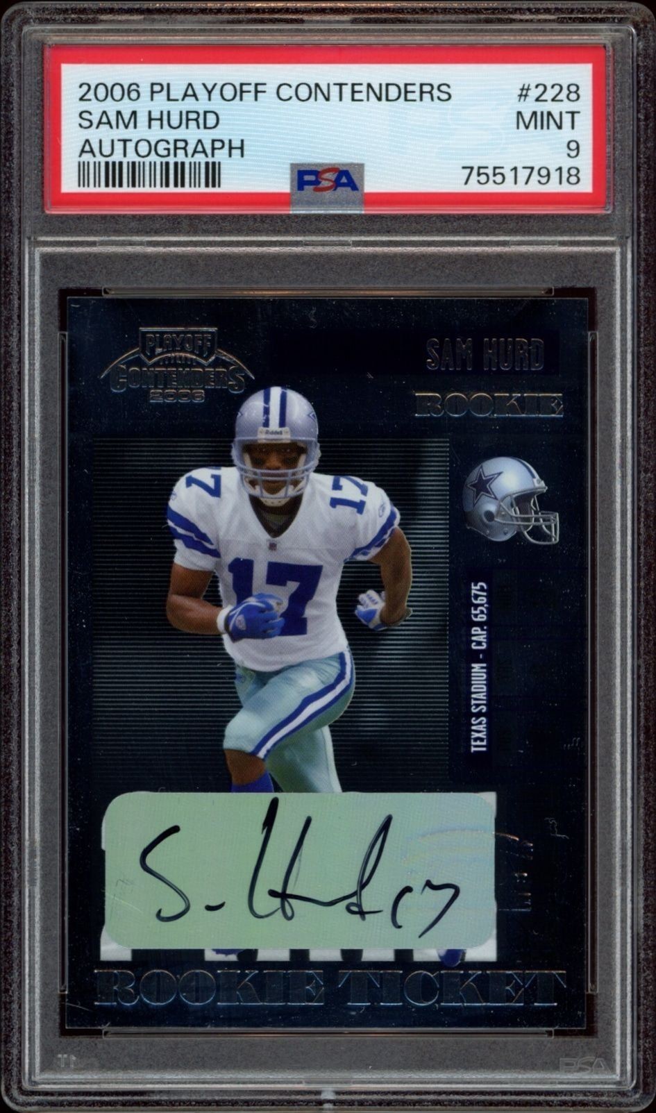 2006 Playoff Contenders Sam Hurd #228 trading card