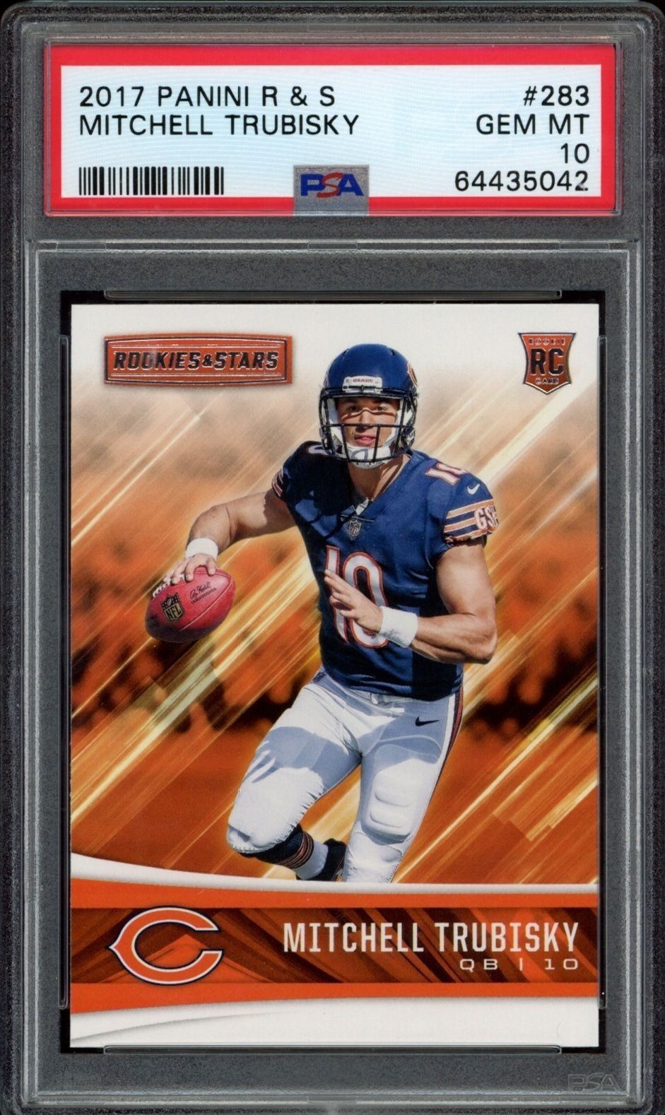 2017 Panini Rookies & Stars Mitchell Trubisky #283 trading card