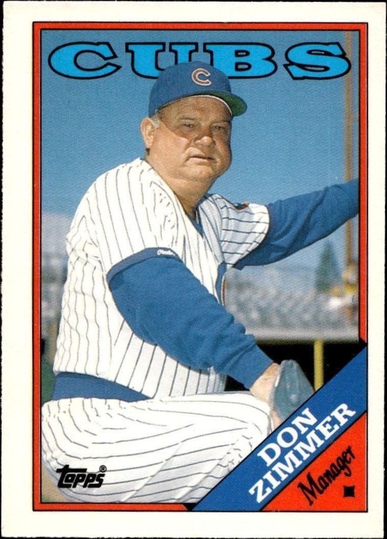 1988 Topps Traded Don Zimmer #131T trading card