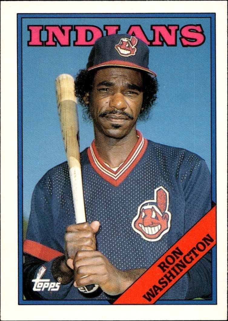 1988 Topps Traded Ron Washington #125T trading card