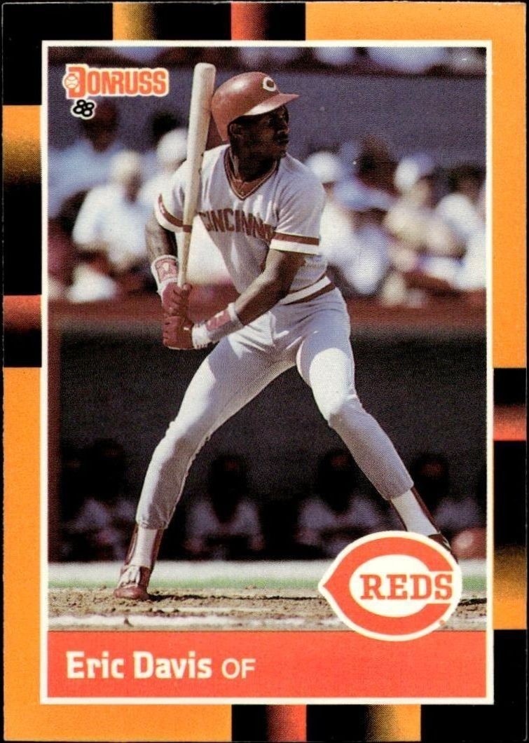 1988 Donruss Baseball's Best Eric Davis #62 trading card