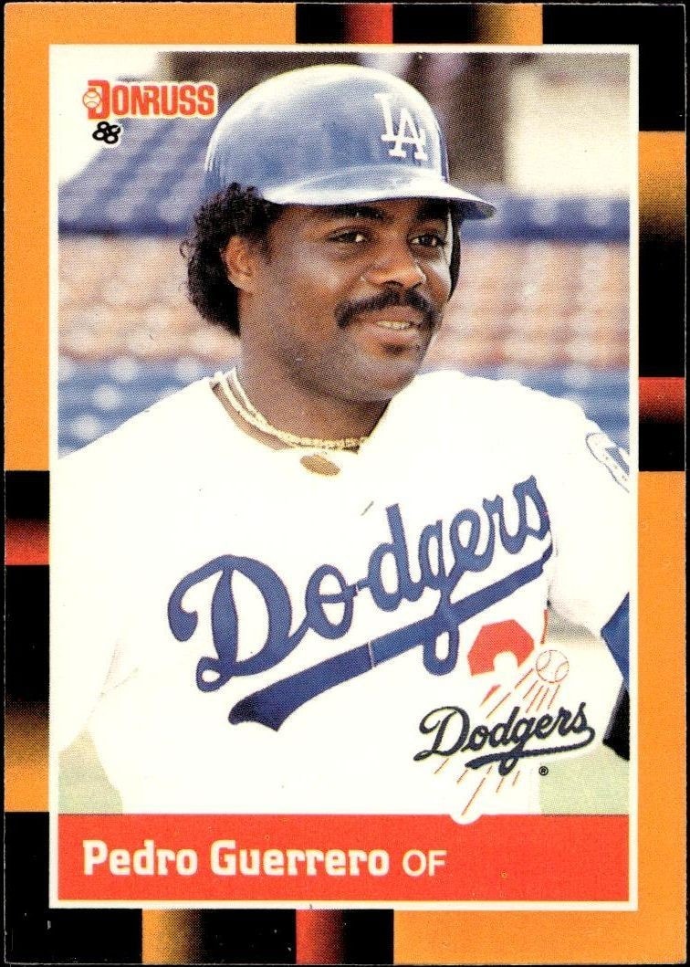 1988 Donruss Baseball's Best Pedro Guerrero #122 trading card