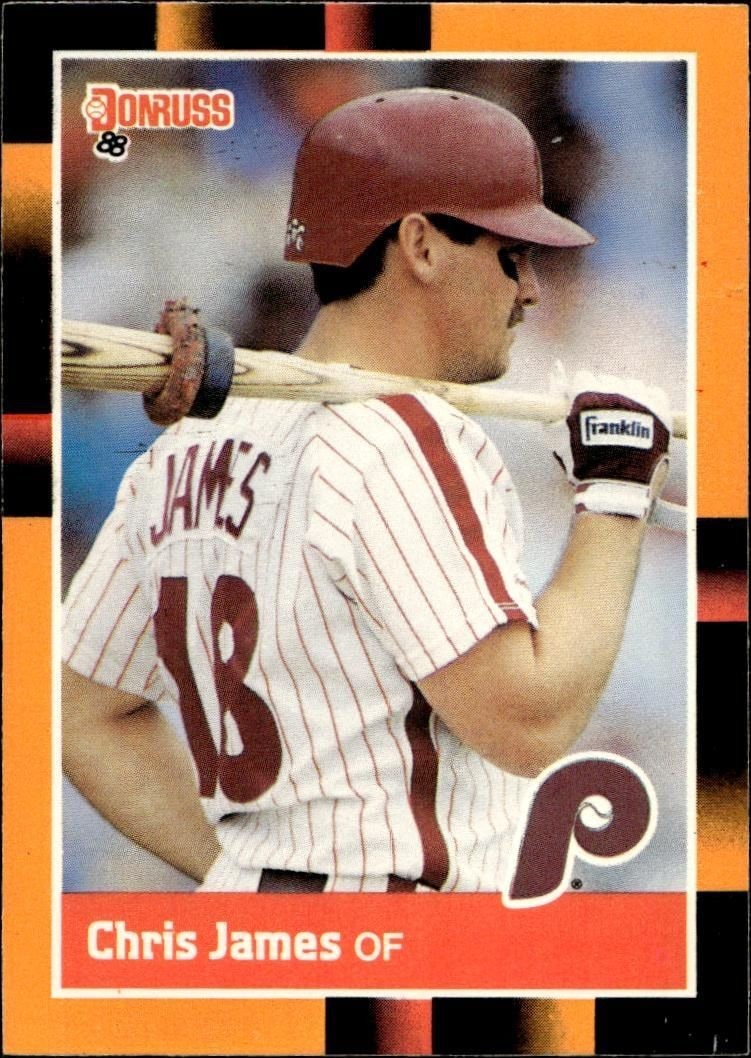 1988 Donruss Baseball's Best Chris James #159 trading card