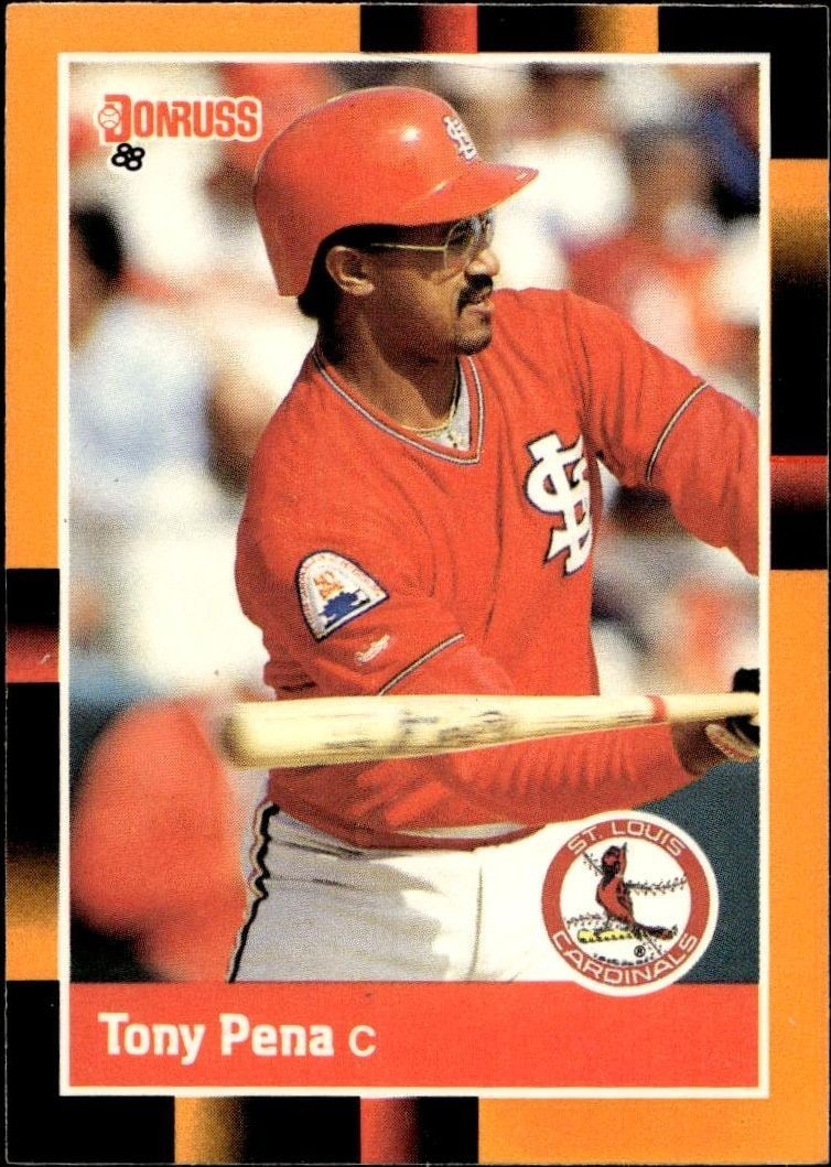 1988 Donruss Baseball's Best Tony Pena #156 trading card