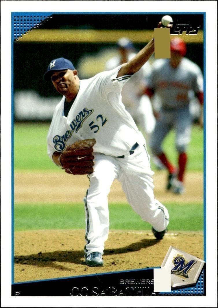 2009 Topps Series 1 CC Sabathia #170 trading card