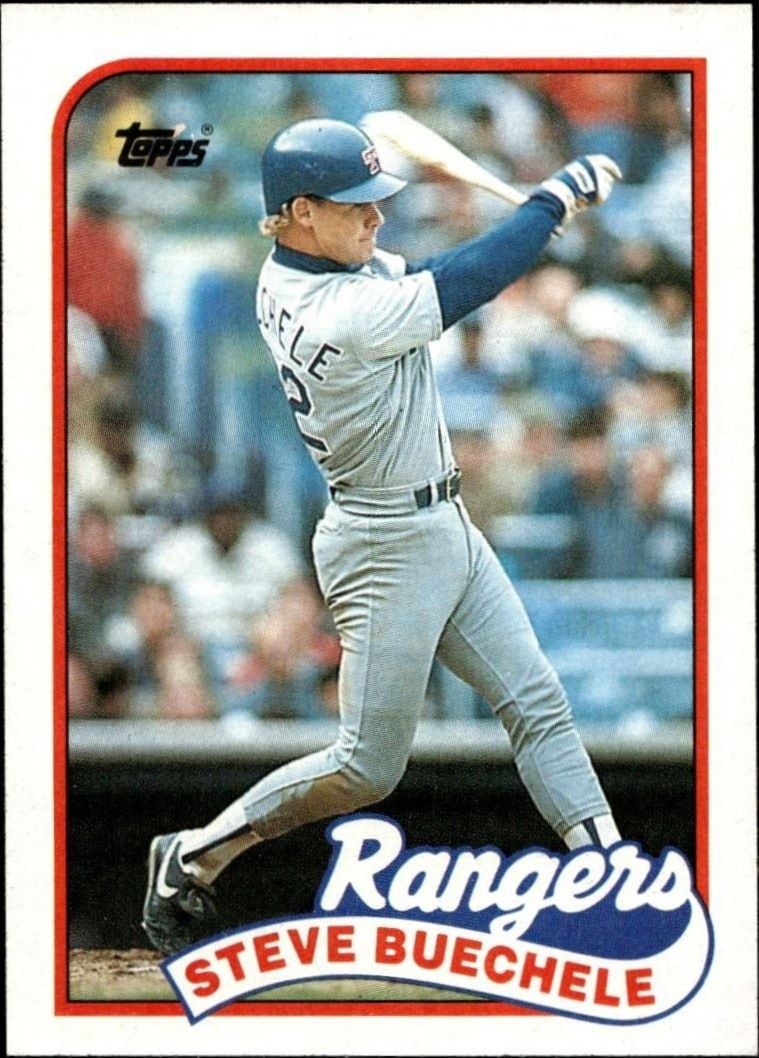 1989 Topps Steve Buechele #732 trading card